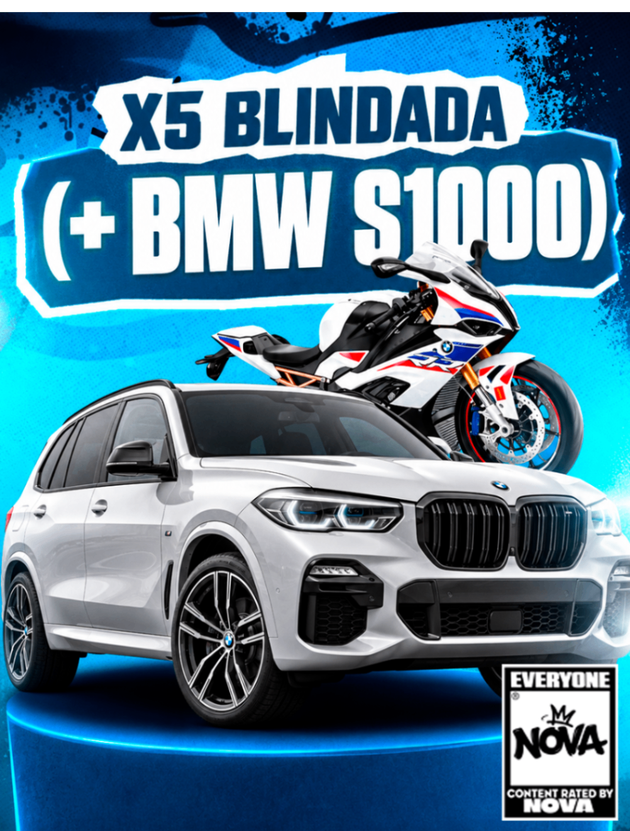 X6 BLINDADA + S1000 (ATÉ WIPE)