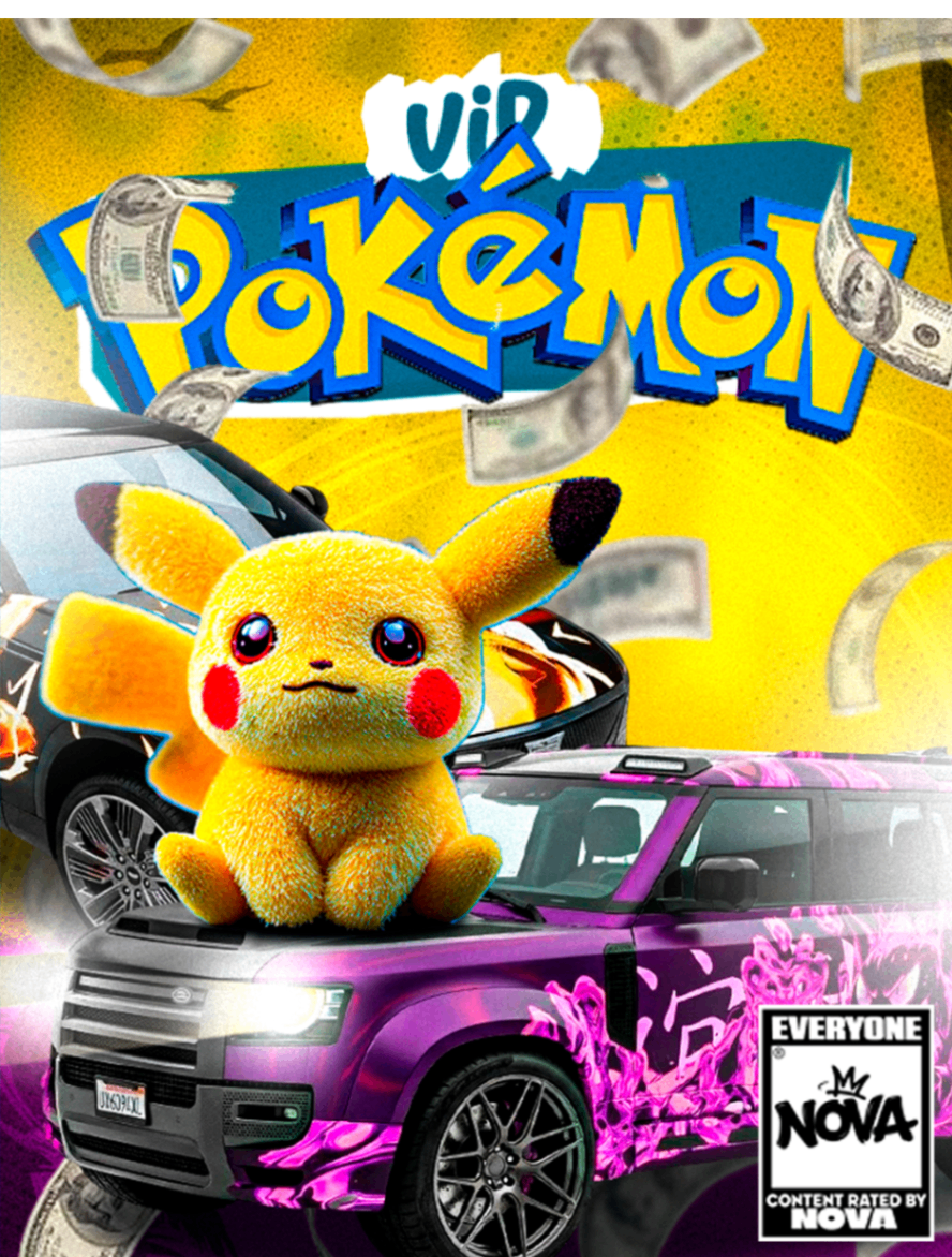 VIP POKÉMON - Pikachu e Gangar (veículo ate wipe)