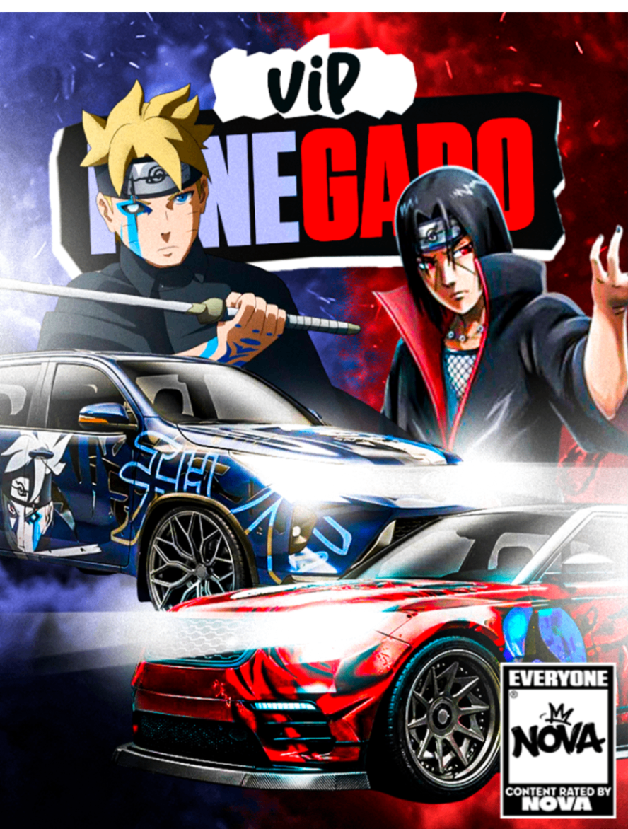 VIP RENEGADO - NARUTO (veículo ate wipe)