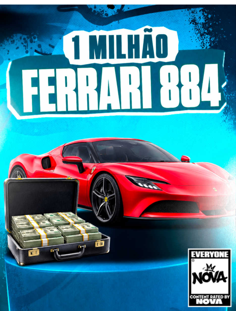 🔥 FERRARI 884+ 1 MILHÃO in game (ATÉ WIPE)