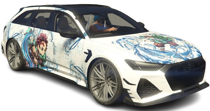 AUDI RS6 TANJIRO KAMADO - DEMON SLAYER