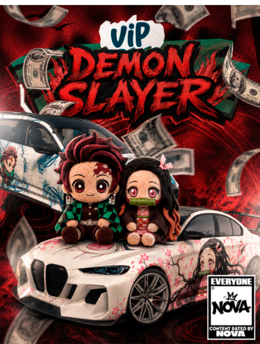 🎴 VIP DEMON SLAYER (veículo ate wipe)